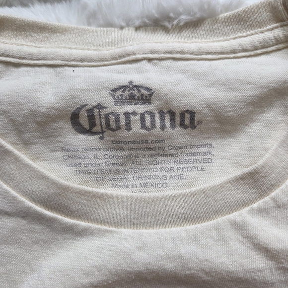Corona Extra Cream and Gold Short Sleeve Tee - Picture 3 of 3